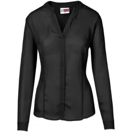 Ladies Long Sleeve Ava Black